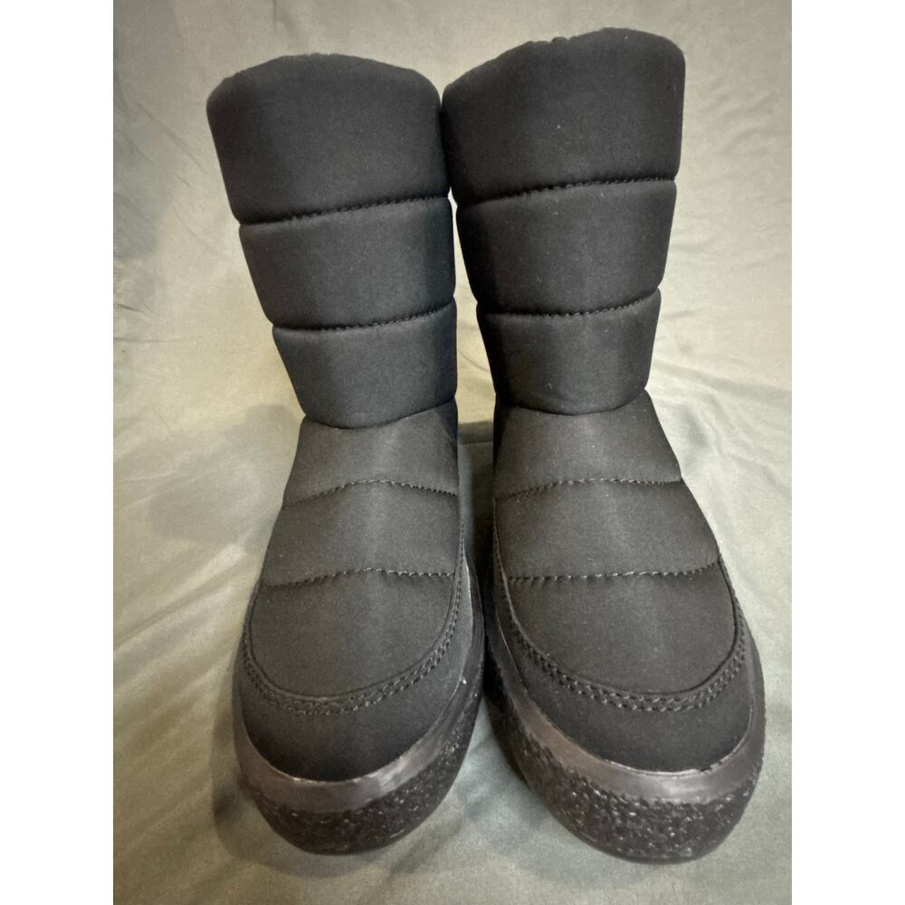 Madewell Women’s Size 7 Black Puffer Winter Snow Boots Quilted Lug Sole NWOT - Picture 3 of 6